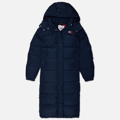 Женский пуховик Tommy Jeans Alaska Long Puffer, цвет синий