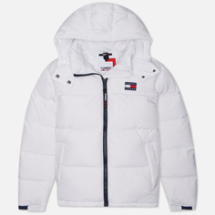 Женский пуховик Tommy Jeans Alaska Hooded Puffer, цвет белый, размер S