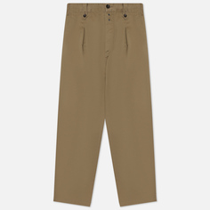 Мужские брюки EASTLOGUE Inverted Pleat, цвет бежевый, размер XL
