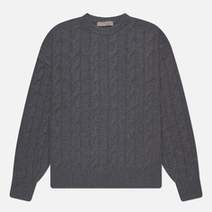 Мужской свитер FrizmWORKS Wool Cable Relax, цвет серый