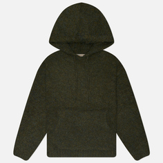 Мужской свитер FrizmWORKS Wave Boucle Hoodie, цвет оливковый