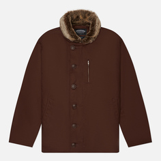 Мужская демисезонная куртка FrizmWORKS Edgar N-1 Deck, цвет коричневый, размер L