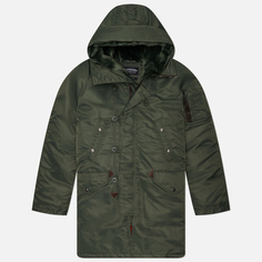 Мужская куртка парка FrizmWORKS Heavy Nylon N3B, цвет зелёный