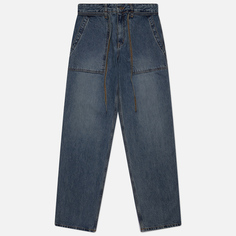 Мужские джинсы FrizmWORKS Denim Wide Fatigue, цвет голубой