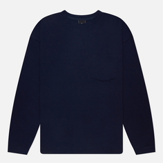 Мужской лонгслив FrizmWORKS Oversized Waffle Pocket, цвет синий