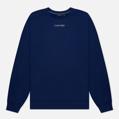 Мужская толстовка Calvin Klein Jeans Cotton Terry Crew Neck, цвет синий, размер L