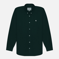 Мужская рубашка Carhartt WIP Madison, цвет зелёный, размер S