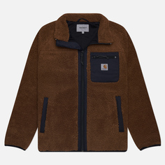 Мужская флисовая куртка Carhartt WIP Prentis Liner, цвет коричневый