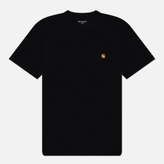 Мужская футболка Carhartt WIP Chase, цвет чёрный