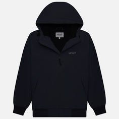 Мужская куртка ветровка Carhartt WIP Hooded Sail, цвет чёрный
