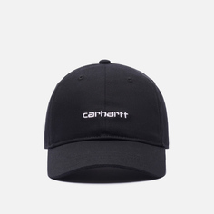 Кепка Carhartt WIP Canvas Script, цвет чёрный