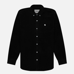 Мужская рубашка Carhartt WIP Madison Cord, цвет чёрный, размер S