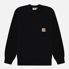 Мужская толстовка Carhartt WIP Pocket, цвет чёрный, размер XXL