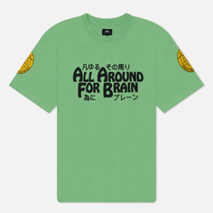 Мужская футболка Edwin All Around, цвет зелёный, размер XXL