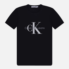 Мужская футболка Calvin Klein Jeans Slim Monogram, цвет чёрный, размер M