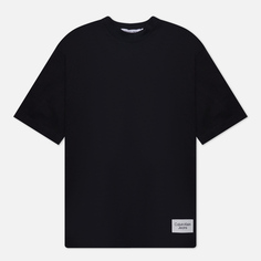 Мужская футболка Calvin Klein Jeans Bold Logo Colorblock, цвет чёрный, размер S