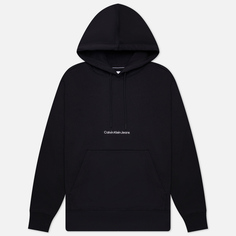 Мужская толстовка Calvin Klein Jeans Institutional Hoodie, цвет чёрный