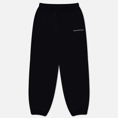 Мужские брюки Calvin Klein Jeans Institutional Relaxed Joggers, цвет чёрный, размер XXL