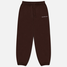 Мужские брюки Calvin Klein Jeans Institutional Relaxed Joggers, цвет коричневый