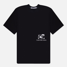 Мужская футболка Calvin Klein Jeans Connected Layer Landscape, цвет чёрный