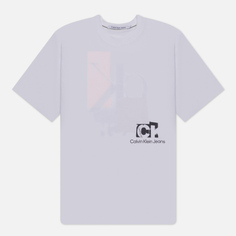 Мужская футболка Calvin Klein Jeans Connected Layer Landscape, цвет белый