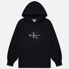 Мужская толстовка Calvin Klein Jeans Archival Monologo Hoodie, цвет чёрный