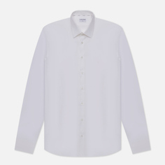 Мужская рубашка Calvin Klein Jeans Poplin Stretch Slim, цвет белый