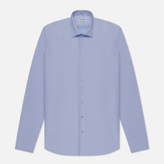 Мужская рубашка Calvin Klein Jeans Twill Easy Care Fitted, цвет голубой, размер 43