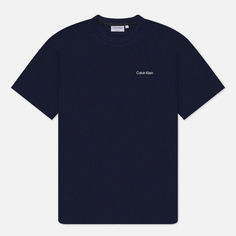 Мужская футболка Calvin Klein Jeans Micro Logo Interlock, цвет синий