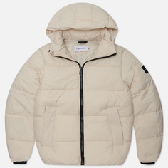 Мужской пуховик Calvin Klein Jeans Crinkle Nylon Quilted, цвет бежевый