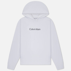 Женская толстовка Calvin Klein Jeans Hero Logo Hoodie, цвет белый, размер L