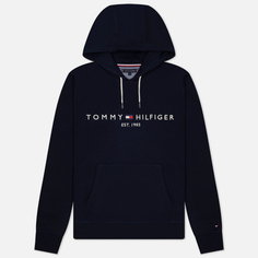 Мужская толстовка Tommy Hilfiger Core Tommy Logo Hoodie, цвет синий