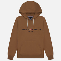 Мужская толстовка Tommy Hilfiger Tommy Logo Hoodie, цвет бежевый