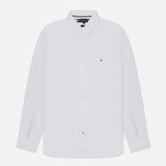 Мужская рубашка Tommy Hilfiger Core Flex Poplin Regular Fit, цвет белый