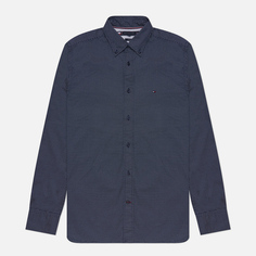 Мужская рубашка Tommy Hilfiger BT-Core Flex Mini Geo Print Regular Fit, цвет синий