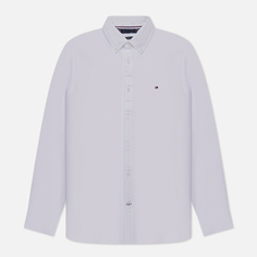 Мужская рубашка Tommy Hilfiger Core Flex Dobby Slim Fit, цвет белый