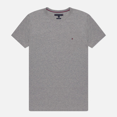Мужская футболка Tommy Hilfiger Core Stretch Slim Crew Neck, цвет серый, размер S
