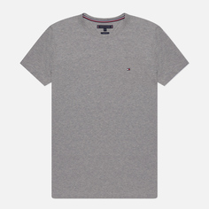 Мужская футболка Tommy Hilfiger Core Stretch Slim Crew Neck, цвет серый