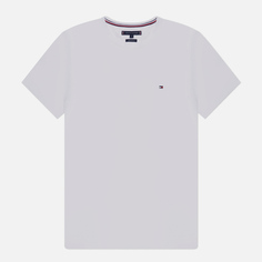 Мужская футболка Tommy Hilfiger Core Stretch Slim Crew Neck, цвет белый