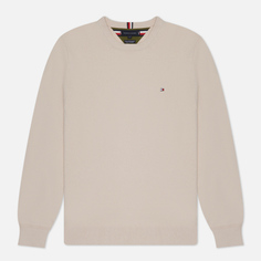 Мужской свитер Tommy Hilfiger Pima Organic Cotton Cashmere Crew Neck, цвет бежевый