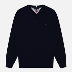 Мужской свитер Tommy Hilfiger 1985 V-Neck, цвет синий