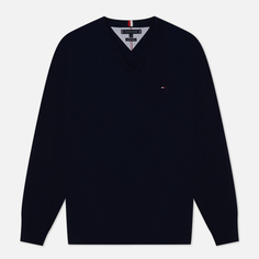 Мужской свитер Tommy Hilfiger 1985 V-Neck, цвет синий, размер XXL