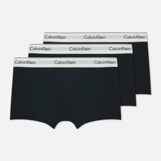 Комплект мужских трусов Calvin Klein Underwear 3-Pack Trunk Modern Cotton, цвет чёрный, размер XL