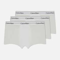 Комплект мужских трусов Calvin Klein Underwear 3-Pack Trunk Modern Cotton, цвет белый