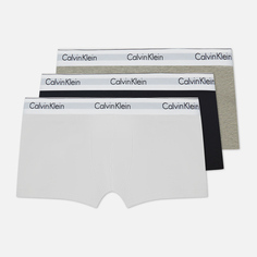 Комплект мужских трусов Calvin Klein Underwear 3-Pack Trunk Modern Cotton, цвет комбинированный