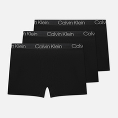 Комплект мужских трусов Calvin Klein Underwear 3-Pack Boxer Brief Modern Structure, цвет чёрный, размер L
