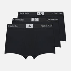 Комплект мужских трусов Calvin Klein Underwear 3-Pack Trunk CK96, цвет чёрный, размер XL