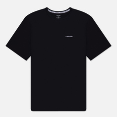 Мужская футболка Calvin Klein Underwear Lounge Crew Neck, цвет чёрный, размер S
