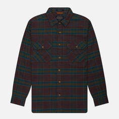 Мужская рубашка Pendleton Burnside Flannel, цвет коричневый, размер S