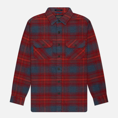 Мужская рубашка Pendleton Burnside Flannel, цвет бордовый, размер XXL